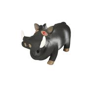 Flamingo Squeaky Jabalí de Juguete Negro para perros