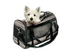 Flamingo Transportín Gato - Perro - Divina - Bolsa de poliéster Ligera con ventilación, Correa Interna y Asas Resistentes