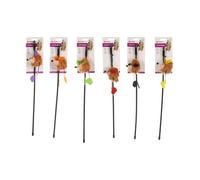 FLAMINGO- Varilla sonora con hierba gatera para gatos erizo