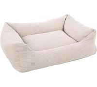 Flamingo Veluto Rectangular Basket with Zip, Beige, 100 x 80 x 25 cm