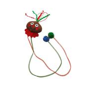 Flamingo Xmas Jengibre para Puerta juguete navideño para gatos