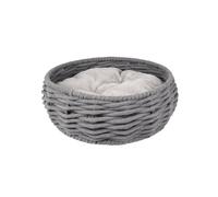 Flamingo Zinzi Redondo Gris cama cuna para perros