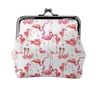Flamingos - Monedero, monedero, lápiz labial, organizador de accesorios cosméticos, para uso diario, Black, Talla única, Bolsa para monedas