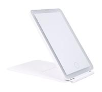 Flamingueo Espejo Maquillaje con Luz LED - 3 Modos de Luz - Intensidad Ajustable - Control Táctil - Recargable - Espejo Viaje - Blanco - 13,5x1,5x19,5cm