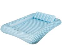 Flamingueo Flotador gigante tumbona pvc azul