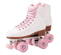 Flamingueo Patines 4 Ruedas - Patines 4 Ruedas Adulto, Patines 4 Ruedas Niña, Patines Ruedas 80A, ABEC-7, Roller Skates, Freno Ajustable, Talla 41 EU