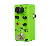 FLAMMA FC05 - Mini pedal de modulación con coro Flanger Trémolo Phaser Vibrato Rotary Liquid Autowah Stutter Ring LowBit
