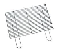 FLAMMBURO Parrillas cuadradas de 60 x 40 cm - Disponible en diferentes tamaños, de acero cromado, grosor de la varilla 4,8 mm, accesorio para barbacoa, rejilla para barbacoa, barbacoa (60 x 40 cm)
