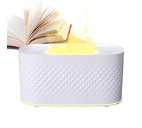 Flammenöldiffusor - Flammenluft Diffusor | 7 Farben Feuerduft Aromadiffusor, 160ml Bunter Verdunster Luftbefeuchter, Desktop Dekoration Wohnzimmer Schlafzimmer Büro Wellness Geschenk