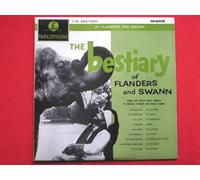 Flanders & Swann - Flanders & Swann The Bestiary Of Flanders & Swann LP Parlophone PMC1164 EX/EX 1960s yellow black label