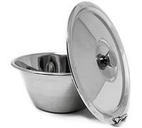 Flanero con Tapa y Cierre - Flanera de Acero Inoxidable - Molde para Flan - 20 cm