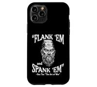 Flank Em Spank Em Sun Tzu Funny Saying Meme Hombres Mujeres Niños Carcasa para iPhone 11 Pro