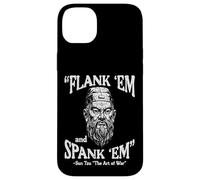 Flank Em Spank Em Sun Tzu Funny Saying Meme Hombres Mujeres Niños Carcasa para iPhone 14 Plus