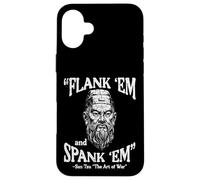 Flank Em Spank Em Sun Tzu Funny Saying Meme Hombres Mujeres Niños Carcasa para iPhone 16 Plus