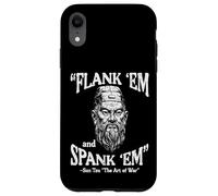 Flank Em Spank Em Sun Tzu Funny Saying Meme Hombres Mujeres Niños Carcasa para iPhone XR