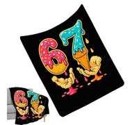 Flannel Blanket,Number Print Throw | Number Printing Soft Bed Blanket,for Adults, Teens, Women, Christmas, Birthday, Bedroom, Couch, Sofa Decor, Workplace