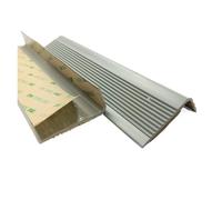 Flanso de la escalera, banda de goma autoadhesiva, Borde de escalón de escalera de 1-10 metros, protector de borde de escalón autoadhesivo for borde de escalera(Grey,1m/39.4in)