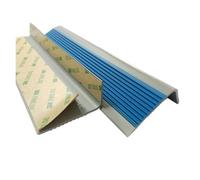 Flanso de la escalera, banda de goma autoadhesiva, Borde de escalón de escalera de 1-10 metros, protector de borde de escalón autoadhesivo for borde de escalera(Blue,5m/196.8in)