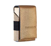 FLAPCASE N°1 - GOLD ONE - Premium pitillera, para 19, 20, 21 cigarrillos, hecho a mano en Austria