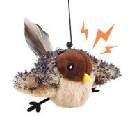 Flappy Bird - Flappy Bird Cat Toy | Cute Flapping Wings Bird Toy | Flappy Bird Toy for Cats | Interactive Kitten Exercise Toy | Touch Activated Catnip Toys | Sandpiper Chirp Tweet for All Breeds Cat