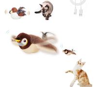 Flaps and Chirps Cat Toy, Tweet Trek Pro Cat Toy, Flapping Chirping Sparrow Cat Toy, Interactive Chirping Bird Cat Toy, Bird Chase Cat Toy, Chasey Bird Cat Toy, Flopping Bird Cat Toy(2,Sparrow1)