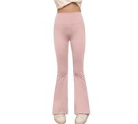 Flared Leggings Kids Boys Girls Classic Jazz Latin Dance Pants Loose Elastic Waist Bootcut Yoga Pants Flared Leggings Girls' Bell Bottom School Trousers Performance Dancewear