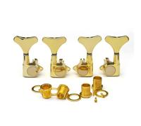 Flaroey 1 juego de llaves de afinación selladas para guitarra eléctrica, cabezales de máquina, botones de afinación, piezas de guitarra, 2 izquierdas y 2 derechas