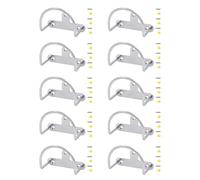 Flaroey 10 soportes de accesorios de limpieza de herramientas de piscina estilo U para rastrillos de piscina, skimmers y redes, kit de mantenimiento de piscina
