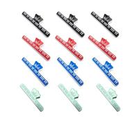 Flaroey 12 clips universales para partituras de piano de cuatro colores, accesorios para instrumentos musicales