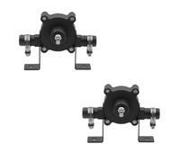 Flaroey 2 Piezas de Bomba de Agua Doméstica Pequeña, Bomba de Agua con Taladro Eléctrico, Bomba de Agua CC Portátil, Bomba Centrífuga Autocebante