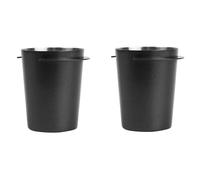 Flaroey 2 tazas dosificadoras de caf de acero inoxidable, dosificadora de caf, accesorios para mquina de caf, de olor , mquina de espresso, herramientas de bricolaje de 51 mm