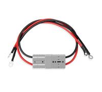 Flaroey 2 Uds. Cable de Enchufe de Carga para Montacargas Eléctrico con Junta Tórica, Conector Rápido de Conexión de Batería, Línea de Conector 50A 8Awg