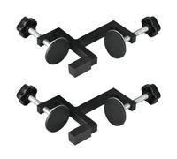 Flaroey 2 Uds. Clip en y para Carpintería, Abrazadera Bidireccional 10-57mm, Tornillo Banco Trabajo Pesado para Carpintero, Clip Escritorio, Clip en Forma G Doble Propósito