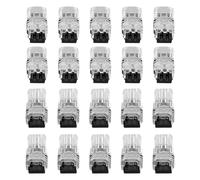 Flaroey 20 Piezas Conectores de Tira LED de 2 Pines Conector de Terminal LED Impermeable de 8 mm para Tira de Luz LED WS2811 WS2812B Tira
