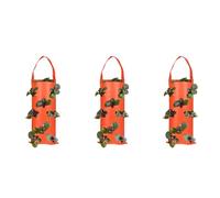 Flaroey 3 UNIDS Transpirable Colgante Plantador Bolsa de Cultivo Fresa Bolsa de Cultivo de Flores Bolsas de Cultivo de Patata Bolsas de Cultivo de Plantas Bolsas de Cultivo B