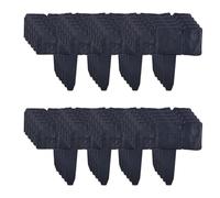 Flaroey 40 piezas de valla de jardín de piedra de imitación para soporte de plantas al aire libre, borde , C