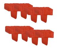 Flaroey 40 Piezas Valla de Jardín Piedra de Imitación Estaca de Soporte para Plantas Borde de Paisaje Al Aire Libre Borde,B