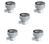 Flaroey Adaptador de manguera tipo B de 1.25 a 1.5 pulgadas, accesorios de piscina, interfaz de bomba de filtro