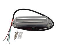 Flaroey Adecuado para Pastillas de Guitarra Eléctrica, Humbuckers de Guitarra Eléctrica de Seis Cuerdas y Pastillas de Hoja de Doble Riel, Transparente
