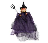 Flaroey Adornos de Muñecas de Esqueleto de Halloween, Casa Encantada de Fantasmas, Colgantes para Colgar, Regalo para Niños, Accesorios de Decoración de Halloween, Color Púrpura