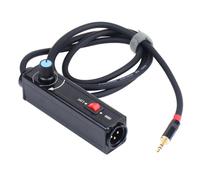Flaroey Aislador de Bucle de Estéreo Aislador de Audio de 3,5 mm A XLR Aislador de Ruido de Audio Aislador Supresor de Ruido para PC A Mezclador