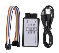 Flaroey Analizador lógico 24 MHz Dispositivo Analizador Lógico USB Dispositivo Analizador Lógico Set Mini Bolsillo Digital 8 Canales Memoria de Entrada