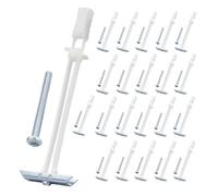 Flaroey Anclaje para Paneles de Yeso con Perno para Tamaños Sujetadores de 1/4 A 20 Pulgadas, Kit de Anclaje para Paneles de Yeso Huecos de Alta Resistencia para Montaje de TV, 22 Piezas