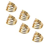 Flaroey Anillo de Servilleta Decoración de Mesa Hebilla de Servilleta Anillo de Servilleta Exquisito Anillo de Servilleta de Anillo de Tela B