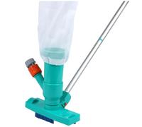 Flaroey Aspirador PortáTil para Piscinas, Aspirador SubacuáTico con Cepillo para Piscinas Elevadas, Spas, Estanques y Fuentes-EE. UU.