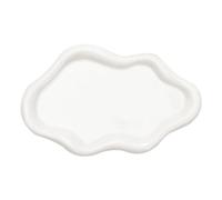 Flaroey Bandeja de CeráMica para JoyeríA, para Anillo, Baratija, DecoracióN en Forma de Nube, Soporte para de JoyeríA, DecoracióN de Dormitorio, Regalo EstéTico A