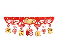 Flaroey Bandera Roja del AñO de China 2024 Festival de del DragóN China Decorada Casa Afortunada para Celebrar B