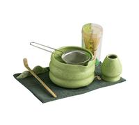 Flaroey Batidor de Té Verde Matcha, Utensilios de Té, Ceremonia Japonesa, Herramienta de Té Chasen de Bambú, Cepillo de Té, Exquisito Kit de Matcha para Juego de Té Verde