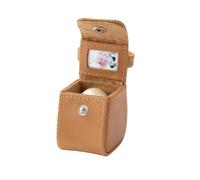 Flaroey Bolsa de almacenamiento portátil con cierre a presión para urnas de recuerdo, bolsas de viaje, organizador compacto, piel sintética B