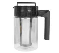 Flaroey Cafetera Fría de Gran Capacidad Tetera Fría con Filtro Cafetera Helada de Plástico para el Hogar,B
